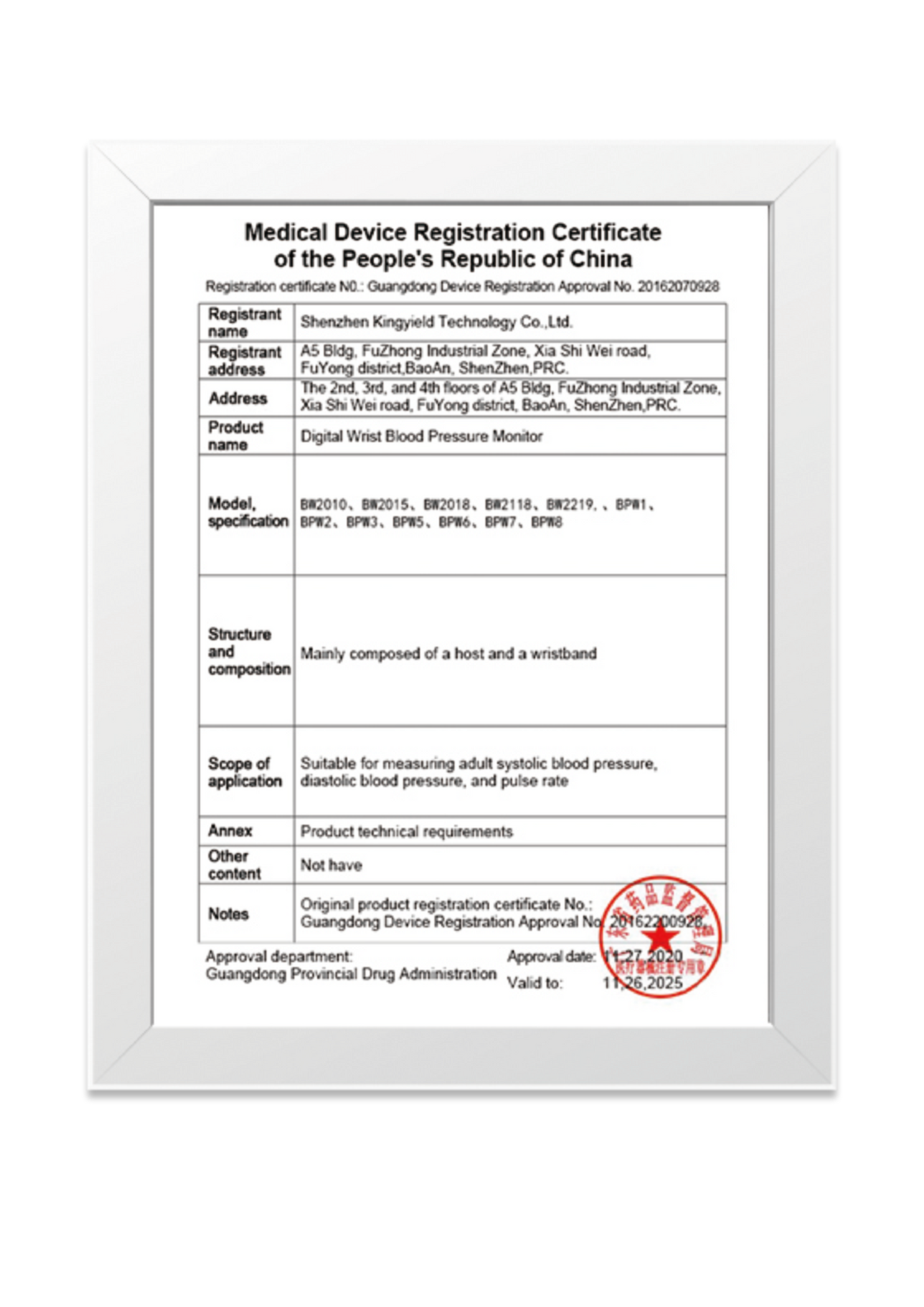 Blood Pressure Monitor watch