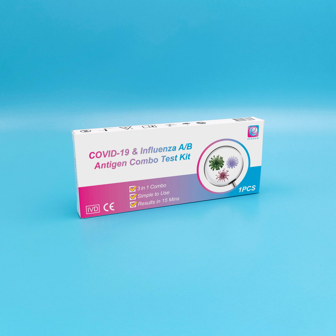 Covid and Influenza test kit 3 in 1