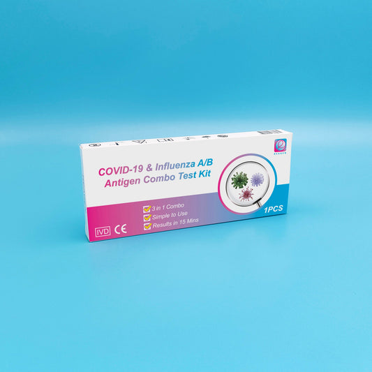Covid and Influenza test kit 3 in 1