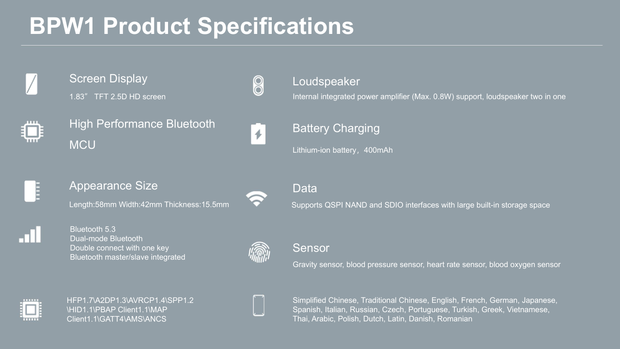 Blood Pressure Monitor watch